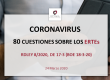 Coronavirus: 80 cuestiones sobre los ERTES